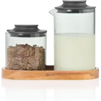 AdHoc Melk en Suiker Set Impact Grey (Set van 3)