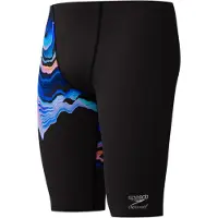 Speedo Placement Printed Jammer Zwart UK 36 Man