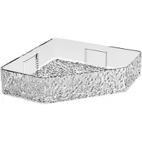 Snq Badkamer Hoekplank - Multifunctionele Wandrek met Snelle Drainage - Sterke Draagkracht voor Douche - Keuken - Balkon en Woonkamer