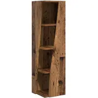 vidaXL Hoekkast 27,5x27x102cm Bewerkt hout Oudhout