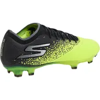 SKECHERS Elite voetbalschoenen voor heren, voor harde ondergrond (Geel/zwart)