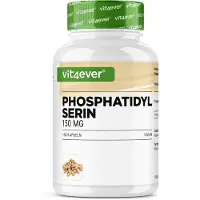 Vit4ever Fosfatidylserine Capsules - 300 mg per Dagdosering - 180 Capsules - Hooggedoseerd - PS Fosfolipide - Vegan - Zonder Onnodige Toevoegingen
