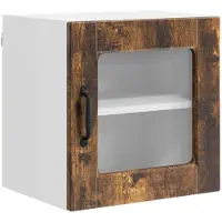 vidaXL Wandkast PORTO, gerookt eikenhout, 40 x 31 x 40 cm