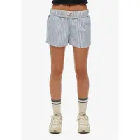 Superdry Broek blauw / wit