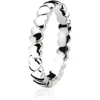 Zinzi zilveren ring hartjes rondom ZIR601