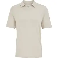 Van Gils - Heren premium regular fit polo - Regular fit - Beige - Tencel - Maat: S