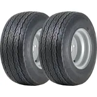 Parnells 16.5x6.50-8 Aanhangwagenbanden met velg, 100 mm steekcirkel, straatlegaal, 355 kg (set van 2)