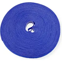 Roline 25.99.5254 Klittenband Om te bundelen Lusdeel, Haak- en lusdeel, Haakdeel (l x b) 25 m x 10 mm Blauw 25 m