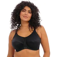Elomi Energise Grote maten Sport bh – Zwart - 95K