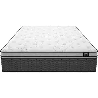 Vente-unique Matras 200 x 200 cm hybride pocketveren en geïntegreerde topper dikte 30cm - GAMIANI van YSMÉE L 200 cm x H 30 cm x D 200 cm