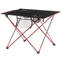 Atom Campingtafel 56x40x41cm | Opvouwbaar | Rood