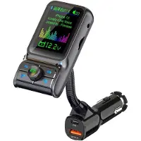 Typecat QC3.0 Fast Charge Car MP3-Speler FM-Zender HD Kleurrijke Schermweergave Autobenodigdheden