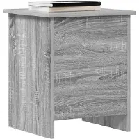 vidaXL Opbergkist met opslag Grijs Sonoma 40 x 40 x 50 cm Bewerkt hout