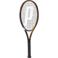 Prince Tennisracket - Model Warrior 107 - Zwart/Goud - Grip L2