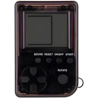 , Mini videospel 26in1 met ketting, Zwart
