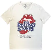 Rolling Stones The - High Noon JFK Stadium Heren Tshirt - XL - Wit