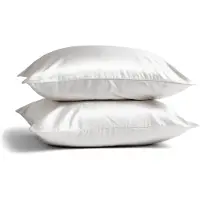 Silk Heaven 2x Zijden Kussensloop 60x70cm Wit Hotelsluiting 22 Momme - Kussensloop set - Luxe Silk Kussensloop 100% moerbei zijde - Zijde kussensloop - - 60x70cm (standaard) / Hotelsluiting