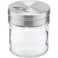 Galicja Jasper Glazen Kruidenpotje 55ml met 3 Soorten Openingen