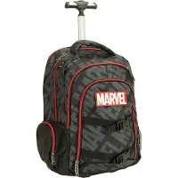 Marvel Trolley Rugzak 43 Liter Softcase Donkergrijs/rood