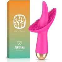 PureVibe Adriana Clitoris Vibrator - Stimulator met 10 verschillende standen - Vibrators voor Vrouwen - Erotiek Sex Toys - Roze - Vagina