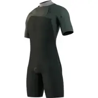 Mystic Motion 3/2 Mm Short Sleeve Shorty Met Rits Aan De Voorkant