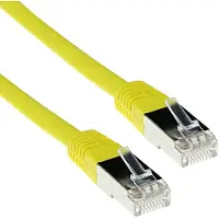 ACT IB9100 LSZH SFTP CAT6A Patchkabel Geel - 50 cm