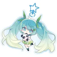 POPbuddies Hatsune Miku Acrylic Keychain Kawaii Spring Time