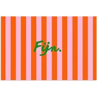 PosterMonkey Poster 180x120 cm - Patroon - Oranje - Fijn - Strepen - Posters - Kamer decoratie - Wanddecoratie woonkamer - Muurdecoratie slaapkamer XXL