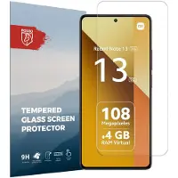 Rosso 9H Tempered Glass Screen Protector Geschikt voor Xiaomi Redmi Note 13 5G | Glasplaatje | Beschermlaag | Beschermglas | 9H Hardheid