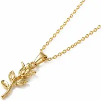 Trend ketting - Stijlvolle Gouden Roestvrijstalen - bloem hanger ketting - vrouwen - cadeau - verjaardag cadeau