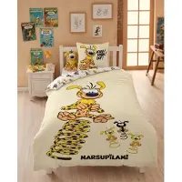 Aymax Marsupilami Dekbedovertrek - Eenpersoons - 140 x 200 cm - 65 x 65 cm - Polykatoen – Officiële Licentie