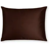 Silk Heaven Zijden Kussensloop Midnight Cacao - 22MM - - 45x65cm (voor o.a. traagschuim kussens 60x40cm) / Ritssluiting