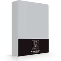 Cascina Colorini Boxspring / Waterbed Hoeslaken Silver (Percal)-200 x 200 cm