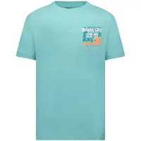 Cars T-shirt met backprint lichtblauw Jongens Katoen Ronde hals Backprint - maat 152