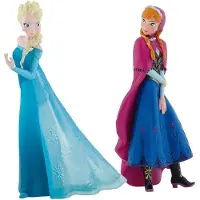 Disney Prinsessen - Elsa en Anna - Frozen - Speelfiguurtjes - Bullyland -10 cm