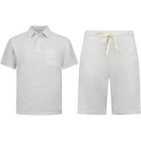 Enos Zomerset ribbed oversized polo shirt