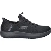 SKECHERS Work Hands Free Slip-Ins Summits heren instapper - Zwart zwart - Maat 43