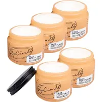 UpCircle - 99% Natuurlijk Moisturizer - Vegan - Voor Alle Huidtypes - Met Arganpoeder, Aloe Vera en Cacaoboter - 5 x 60 ml