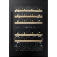 Dunavox DVS-44.120DB wijnkoelkast inbouwkoelkast, nis hoogte 88 cm, zuinig energieklasse F