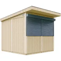 Timbela M950 - LP SmartSide Marktkraam met toonbank - 5,9 m² - 305x248xH240 cm - Tuinbar, buitenkiosk