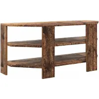 vidaXL HoekTVKabinet 102x40,5x45cm Oud Hout Bewerkt hout
