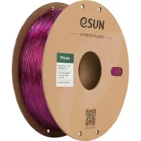 Esun - eTPU-95A Filament, 1.75mm, Transparent Purple - 1kg