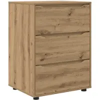 vidaXL Opbergkast 60 x 48 x 81 cm Bewerkt hout Artisan Eiken