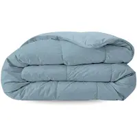 Zelesta Pure Uni Katoen Zomerdekbed - Pastelblauw 200x200cm