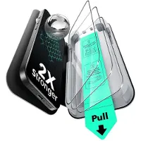 ESR UltraFit Classic - 9H Tempered Glass Geschikt voor iPhone 17 Pro Max - Screen Protector - Case Friendly - Installatieframe - Geen luchtbellen & stof - 3-Pack