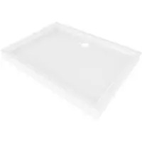 Mexen Flow+ rechthoekige douchebak 80 x 70 , wit glans - 46R107080H