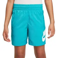 Nike Sportswear Club Broekje Woven Kids Turquoise Wit
