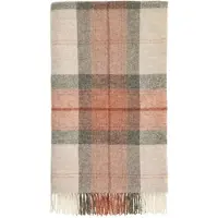 Bronte by moon Plaid Skye Koraal Rood - Shetland Lamswol - 140x185 - Bronte by Moon Scotland