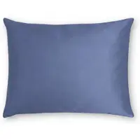 Silk Heaven Zijden Kussensloop Evening Blue - 22MM - - 45x65cm (voor o.a. traagschuim kussens 60x40cm) / Hotelsluiting
