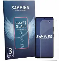 Savvies 3 Stuks Screenprotector - geschikt voor Infinix Hot 70 - beschermfolie glas transparant